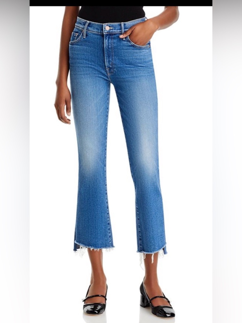 MOTHER - Insider Crop Step Fray Jean ~ Mid-Rise